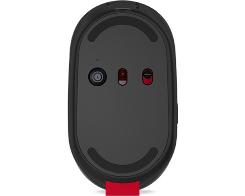 Maus Lenovo Go Multi-Device, Wireless dhe Bluetooth, 2400 DPI, i hirtë