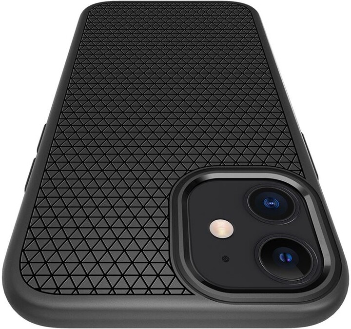 Mbrojtëse Spigen Liquid Air për iPhone 12 mini, e zezë