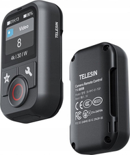 Telekomandë Bluetooth TELESIN S5-RMT-01-TGP për GoPro, rezistente ndaj ujit, me rrip dore, e zezë