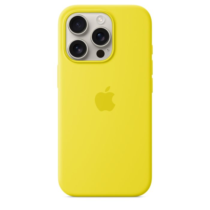 Apple iPhone 16 Pro Silicone Case with MagSafe, Star Fruit (Seasonal)