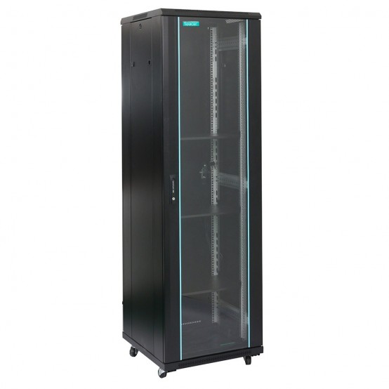 Kabinet rrjeti Spacer SPCN-22U-600-BK-03, 22U, 600x600mm, i zi