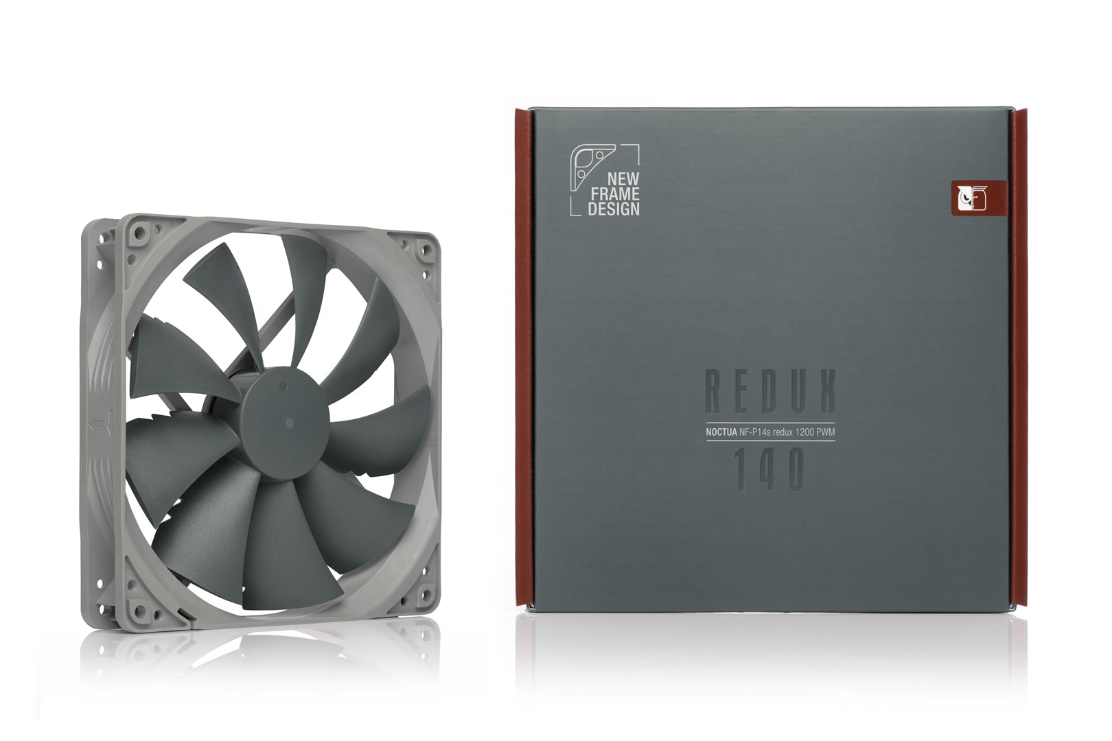 Ftohës Noctua NF-P14S REDUX-1200 PWM, 14 cm, i hirtë
