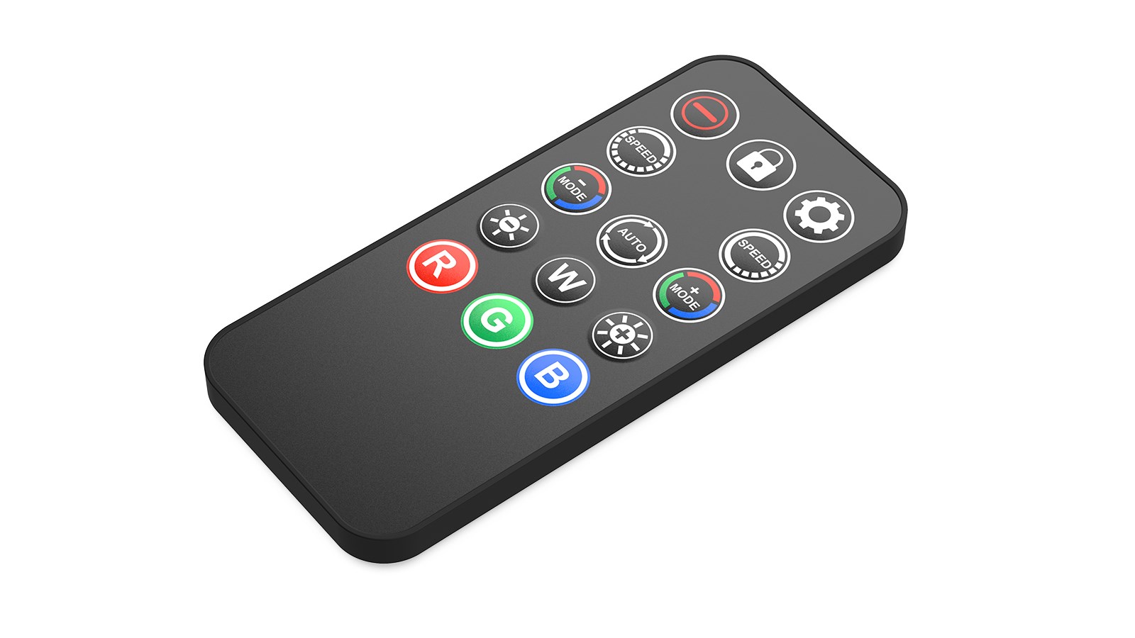 Ftohës Krux LUNAR 120 ARGB, 12 cm, i zi