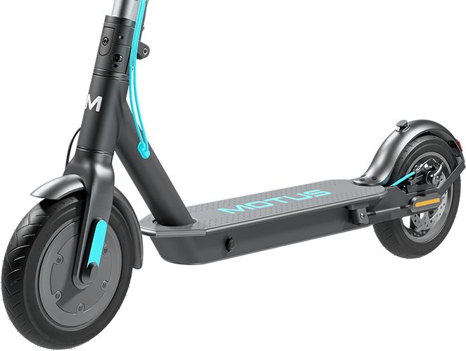 Trotinet elektrik Motus Scooty 10 Lite 2022, motor 350W, rrota 10", gri e zezë