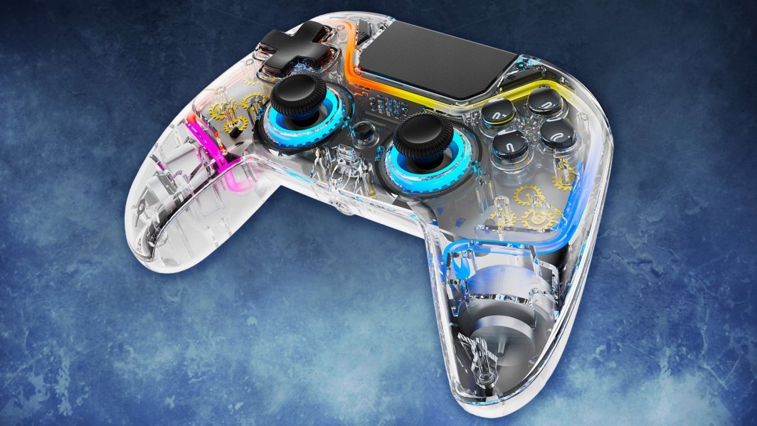 Kontroller Deltaco Deltaco PS4/PC Controller, wireless, shumëngjyrësh