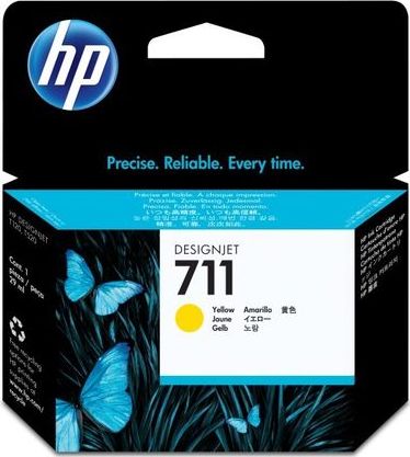 Ngjyrë për printer HP CZ132A no. 711, e verdhë