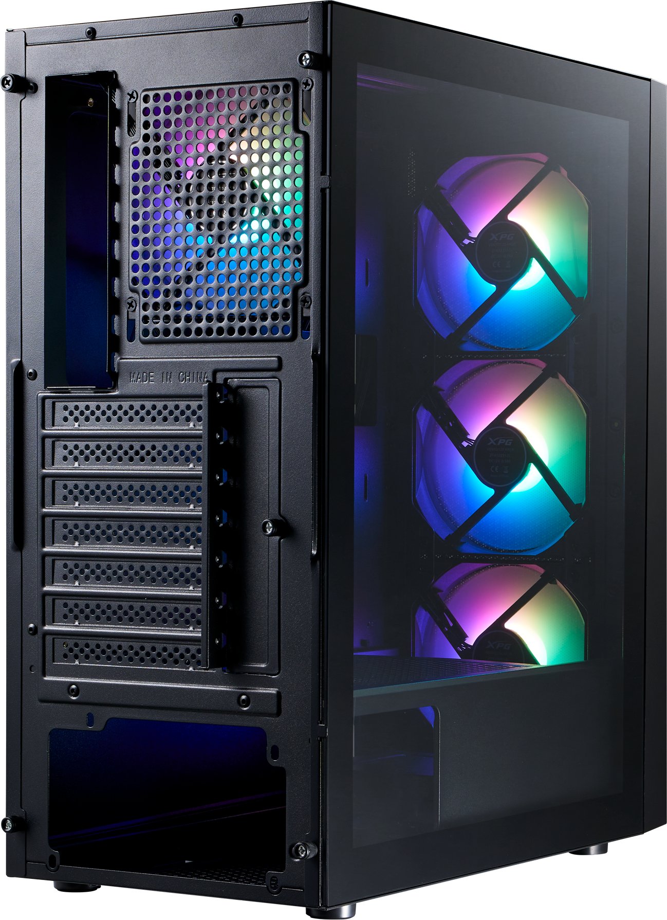 Kutia PC XPG Lander 501 Full Tower, ATX MATX Mini ITX, e zezë