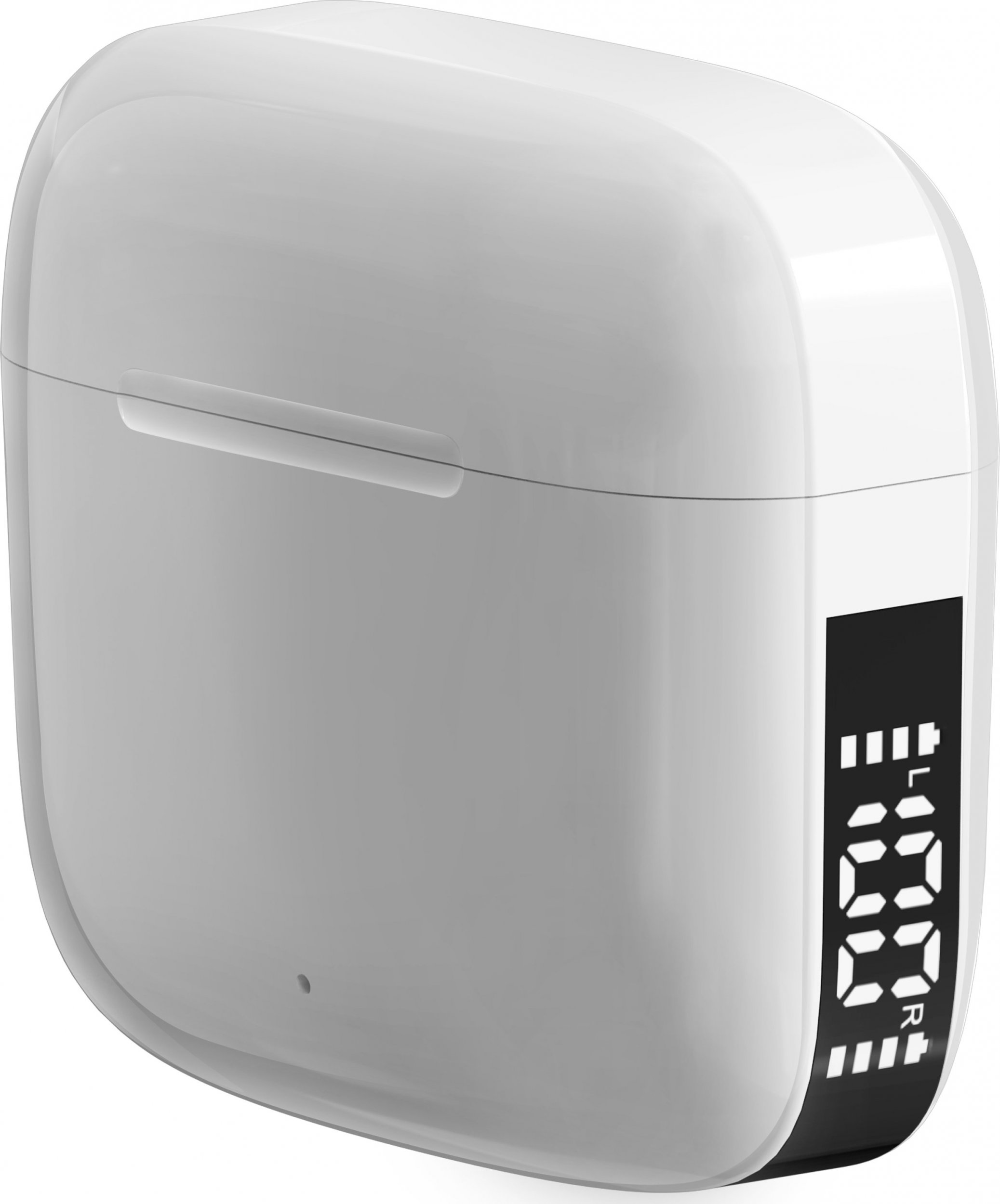 Kufje wireless Denver TWE-61W, TWS, Bluetooth, të bardha