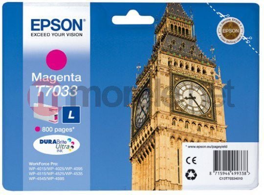 Ngjyrë printeri Epson T7033, rozë