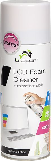 Set shkumë dhe leckë për pastrimin e ekraneve Tracer LCD / TFT (TRASRO42106), 400ml