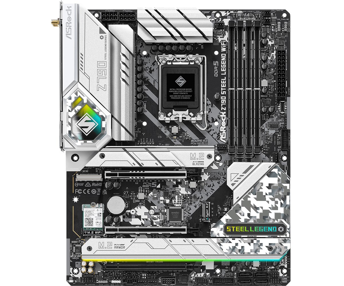 Pllakë amë Asrock Z790 Steel Legend WiFi Intel Z790 LGA 1700 ATX