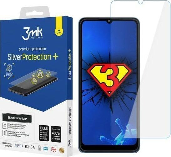 Folie mbrojtëse ekrani 3MK Silver Protect+, T-Mobile T Phone 5G Revvl 6 5G, antimikrobiale, montim me xhel