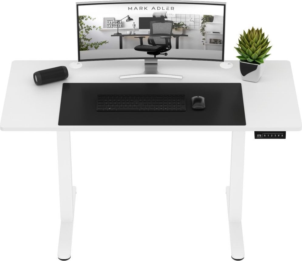 Tavolinë elektrike gaming MA Leader 7.0, lartësi e rregullueshme, memorie pozicionesh, e bardhë