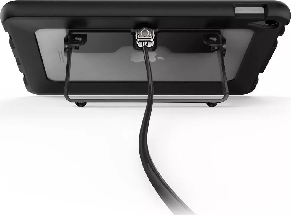 Mbështjellës tableti Compulocks iPad 10.9" 10th Gen Secured Kickstand, bumper gome, me këmbë mbajtëse, i zi