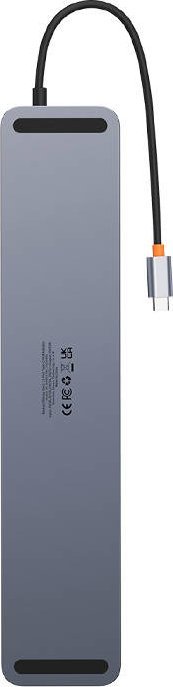 Stacion dokimi USB C Baseus EliteJoy Gen2, 12 në 1, 100W PD, gri 3