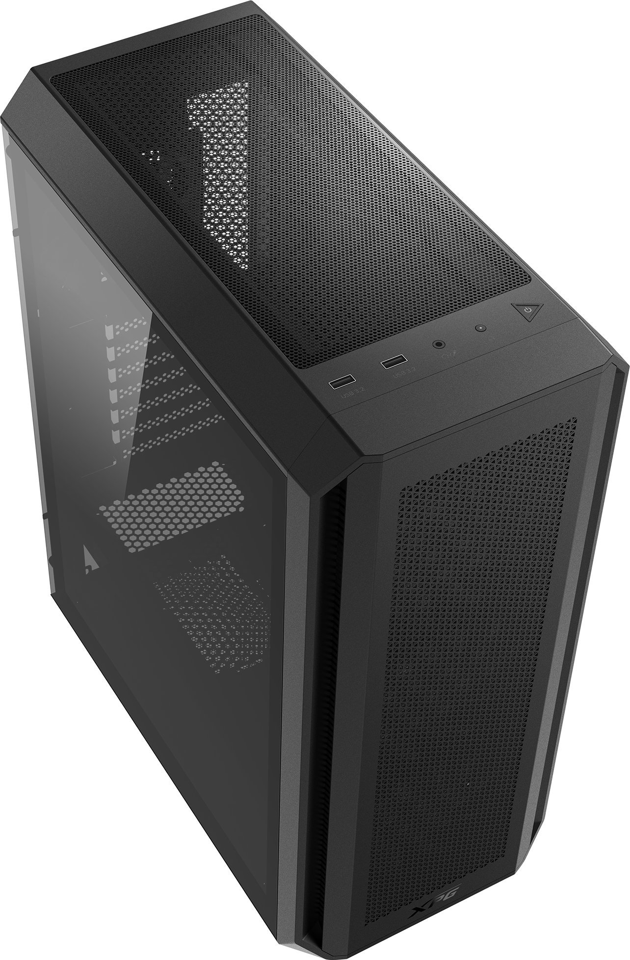 Kuti kompjuteri XPG VALOR AIR PLUS, MIDI Tower ATX, e zezë