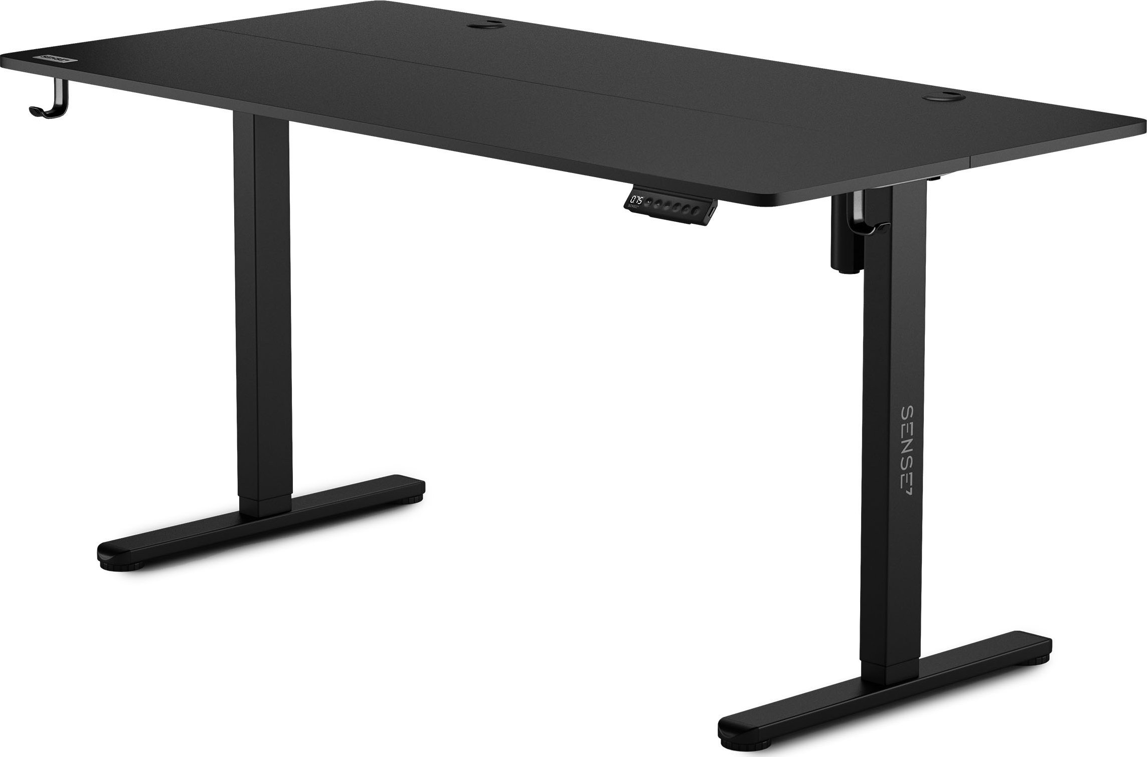 Tavolinë SENSE 7 Nojo, 140cm x 70cm, e zezë