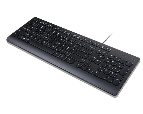 Tastierë Lenovo Essential, USB, ENG, e zezë