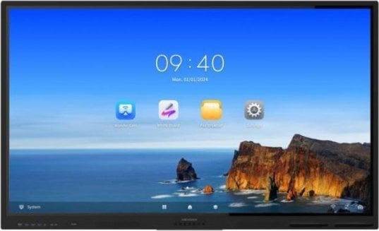 Tabllo interaktive Hikvision Value Series DS-D5B75RB/EL, 75", UHD 4K, e zezë