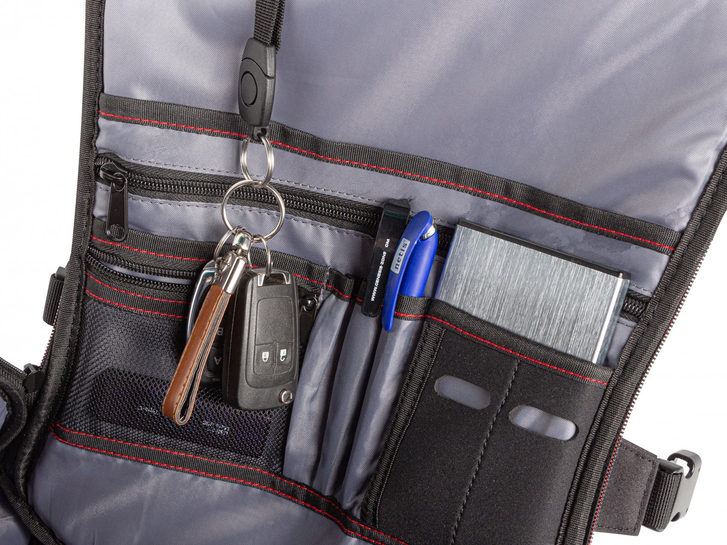 Çantë shpine NATEC Genesis Pallad 550, 17.3", e zezë