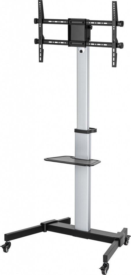 Stendë mobile për TV Art S-11-AL, 37-86", 50kg, VESA 600x400, e zezë argjend