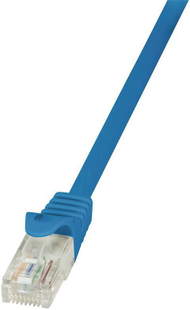Kabllo rrjeti LogiLink Patchcord, CAT 6, U/UTP EconLine, 1m, e kaltër