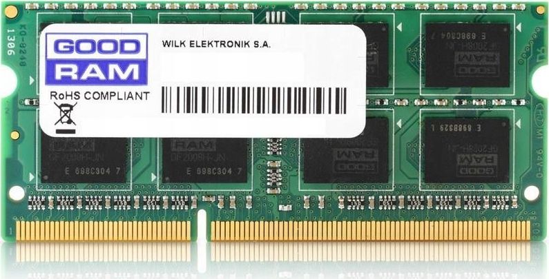 Memorie laptopi GoodRam SODIMM, DDR3, 8GB, 1333MHz, CL9