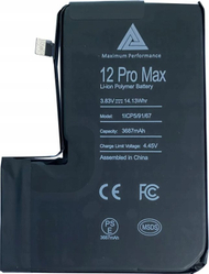 Bateri për telefon Apple iPhone 12 Pro Max, 3687mAh, Li ion, e zezë