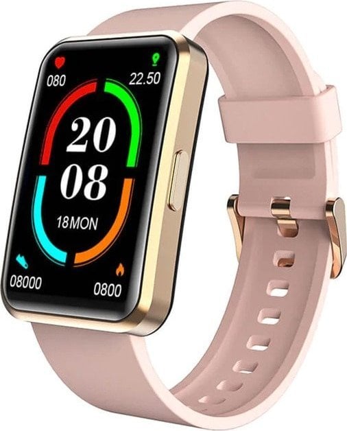 Ora inteligjente Blackview R5, monitor rrahjesh zemre dhe oksigjeni, 24 mënyra sportive, IP68, e zezë