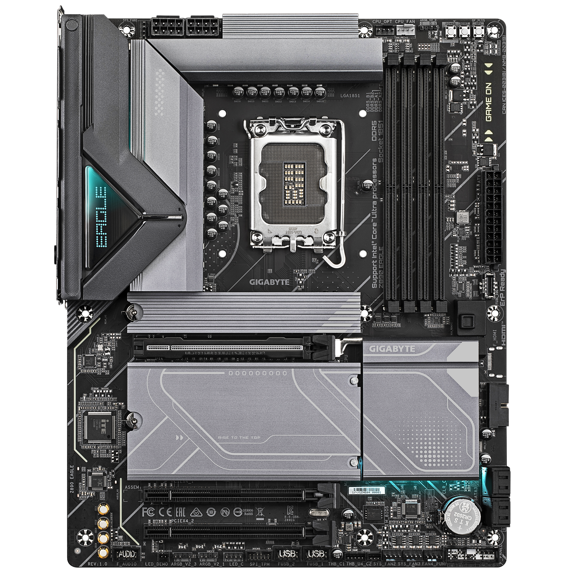 Pllakë amë GigaByte MB Z890 EAGLE, Intel Core Ultra, 4*DDR5, PCIe 5.0