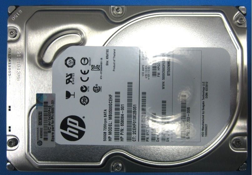 Hard Disk HPE, 500GB, 7200 rpm, 3.5", SATA, i zi