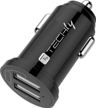 Karikues veture Techly Car Mini Charger, 2x USB, 24W, i zi