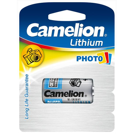 Bateri Camelion CR123, 3V, litium