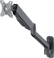 Mbajtës mural për monitor Goobay Single Monitor Wall Mount, deri 32", sustë mekanike, i zi