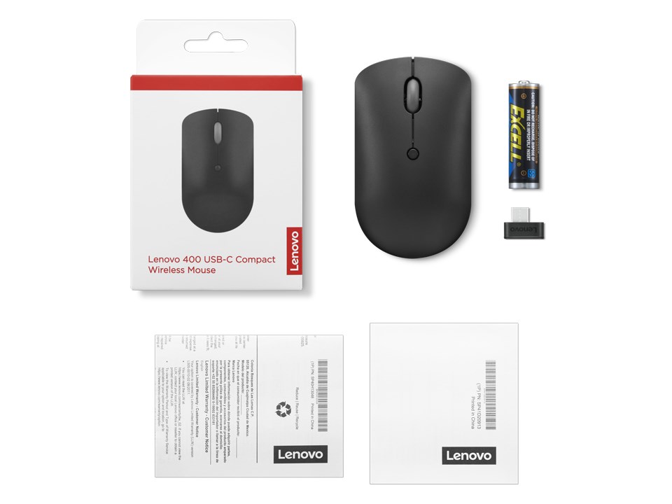 Maus Lenovo 400, RF Wireless, i zi