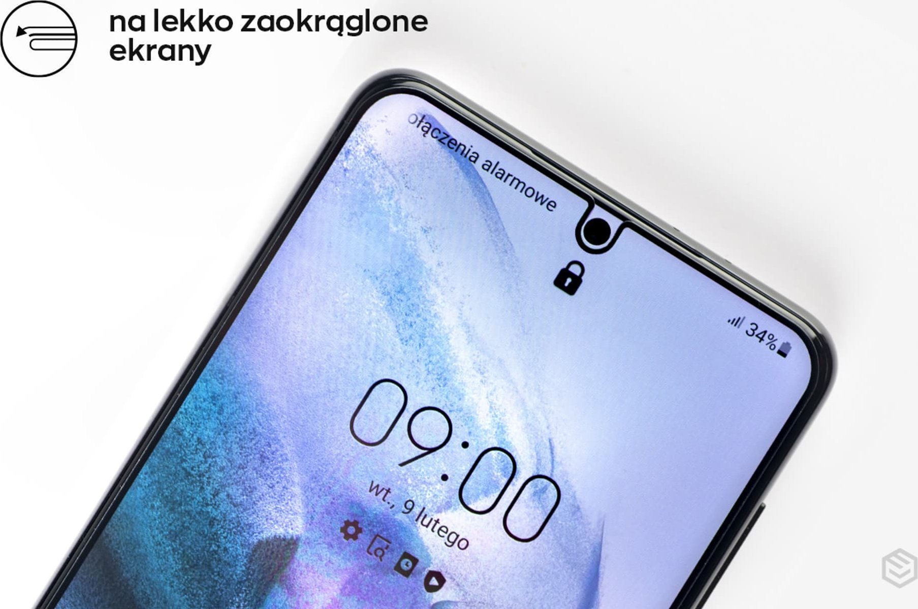 Xham mbrojtës Ms Diamond Glass Edge Lite, për Samsung Galaxy Xcover7, 9H, i zi