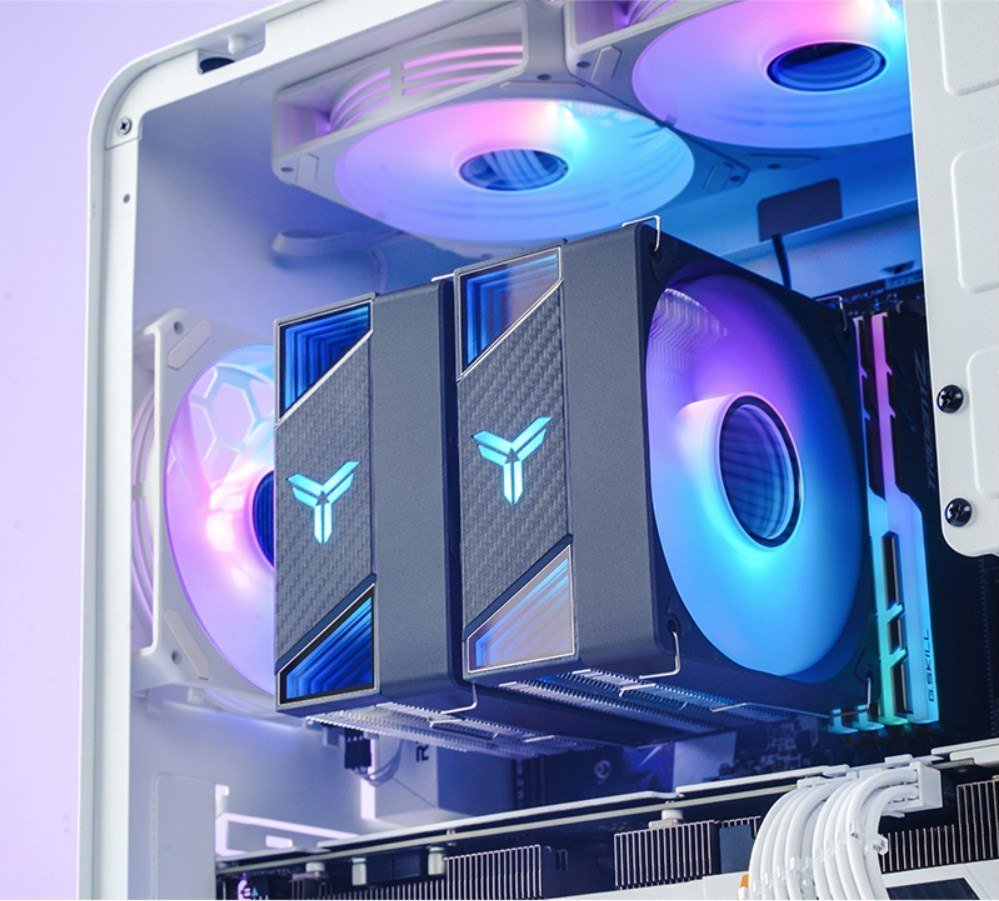 Ftohës CPU Jonsbo CR-3000, Dual Tower, ARGB, 2x 120mm, i zi