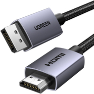 Видео кабел Ugreen DP125, DisplayPort во HDMI, 4K, 3m, сив