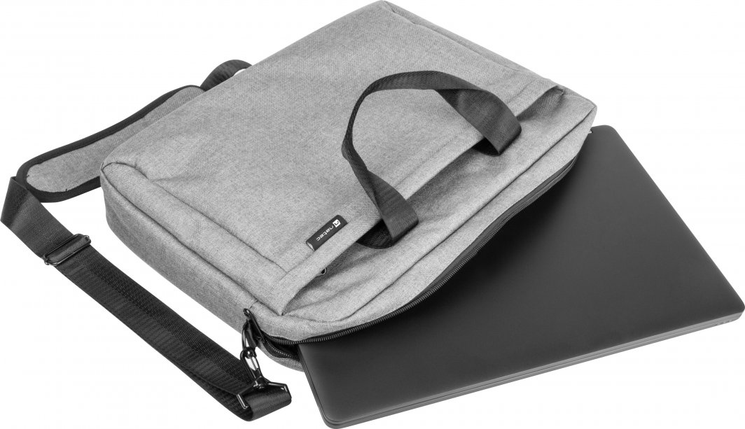 Çantë Natec MUSTELA 15.6 '' (NTO-0766), e hirtë