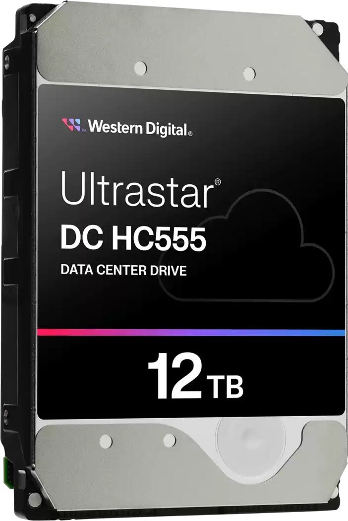 Внатрешен тврда диск Western Digital Ultrastar DC HC555, 12TB, 7200 RPM, 3.5", SAS3
