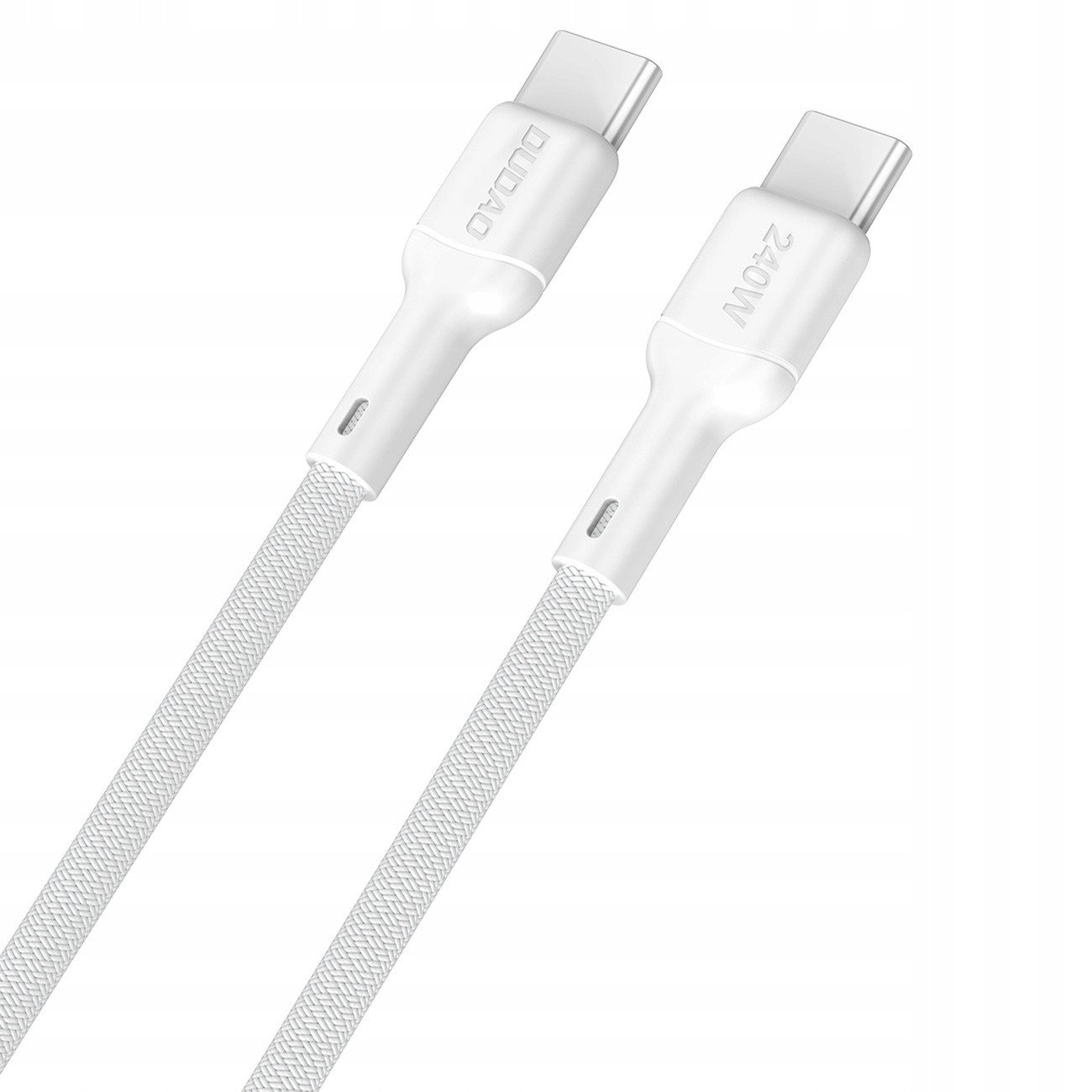 Kabllo USB Dudao L9C Max, USB-C në USB-C, 2m, 240W PD, e bardhë