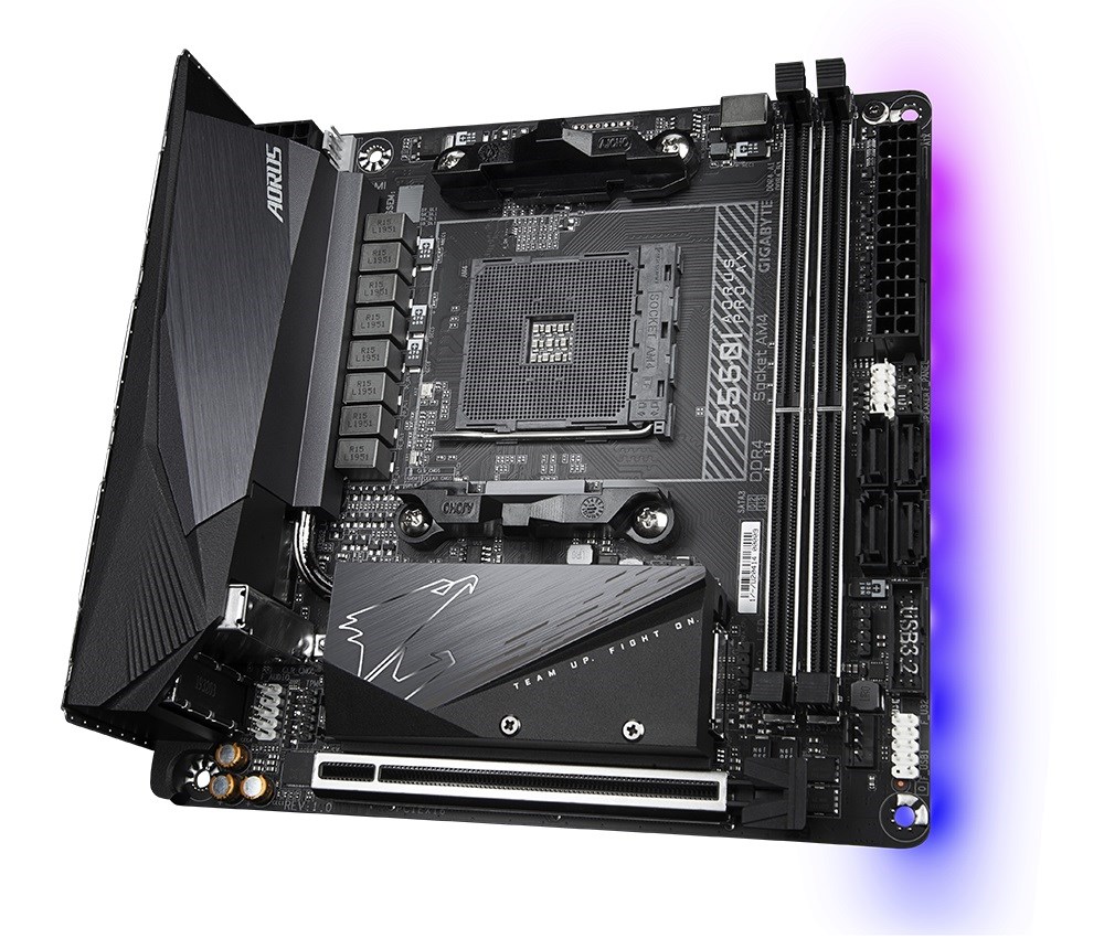 Pllakë amë Gigabyte B550I AORUS PRO AX AMD B550 AM4 socket Mini-ITX