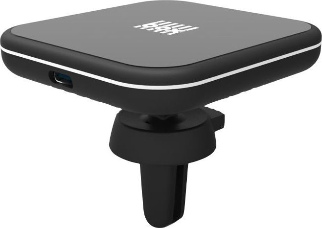 Karikues magnetik për veturë BOX Products 10W, Qi wireless, alumini, i zi