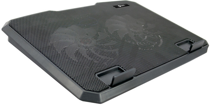 Mbajtëse ftohëse C-TECH CLP-140, 15,6", 2x 140mm, 2x USB, e kaltër 