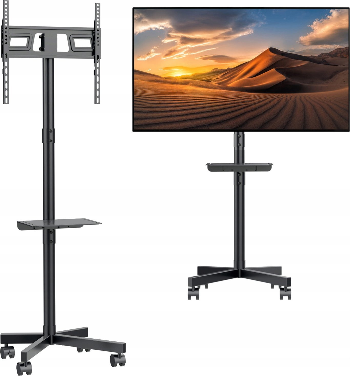 Stendë karroce për TV Maclean MC-949, 32-55", VESA 400x400, e zezë