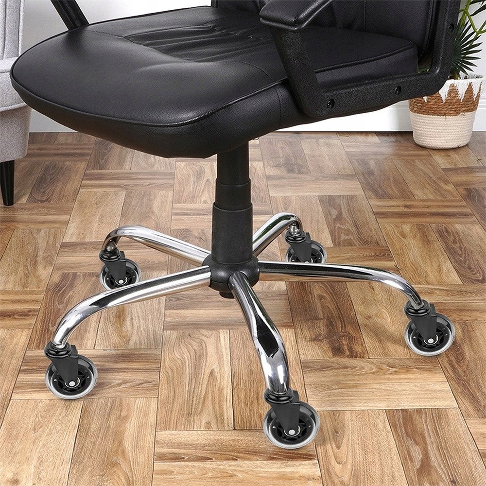 Set rrotash për karrige zyre General, 5 copë, gomë, lëvizje e qetë