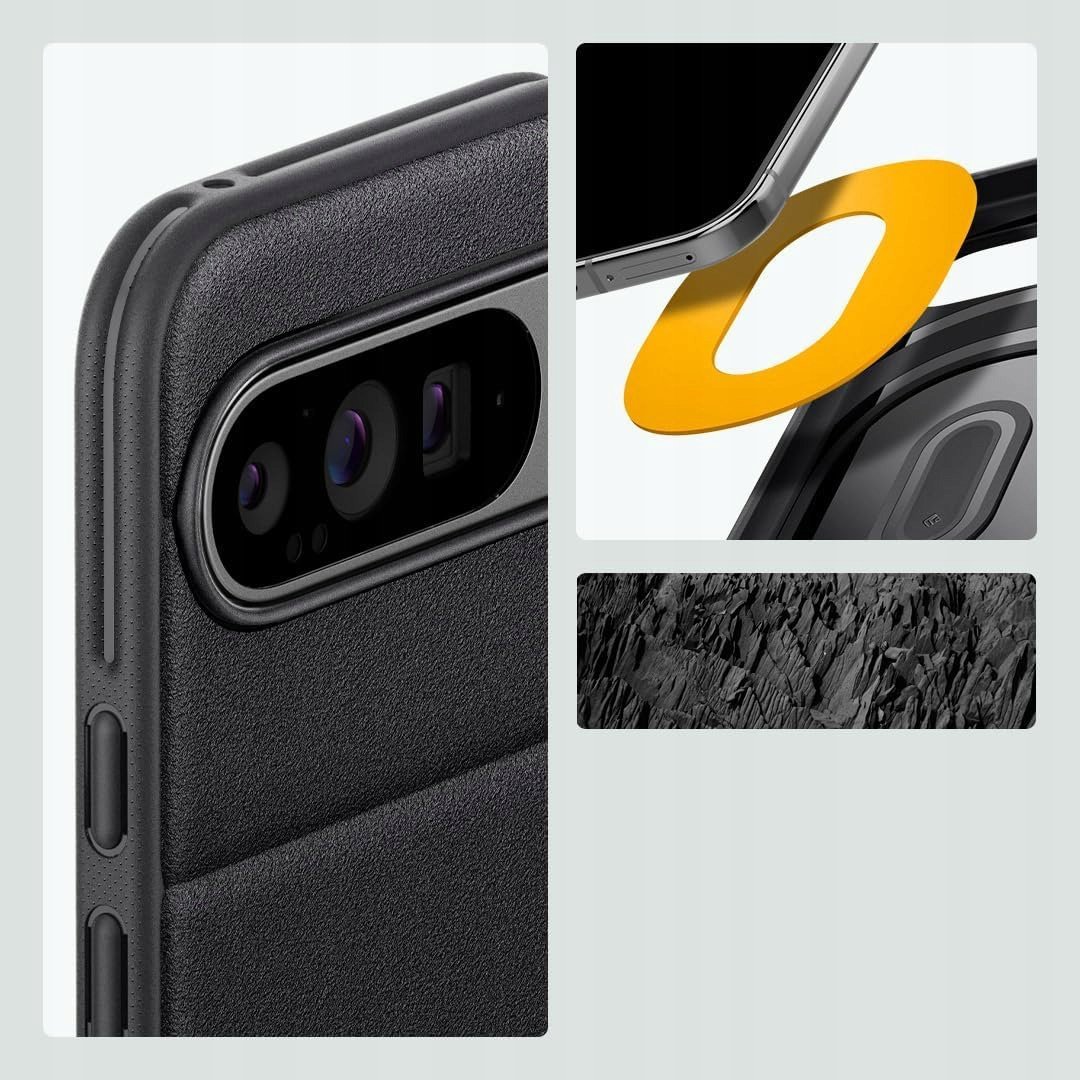 Mbulesë telefoni Spigen Caseology Athlex për Google Pixel 9 Pro XL, rezistente ndaj goditjeve, e zezë