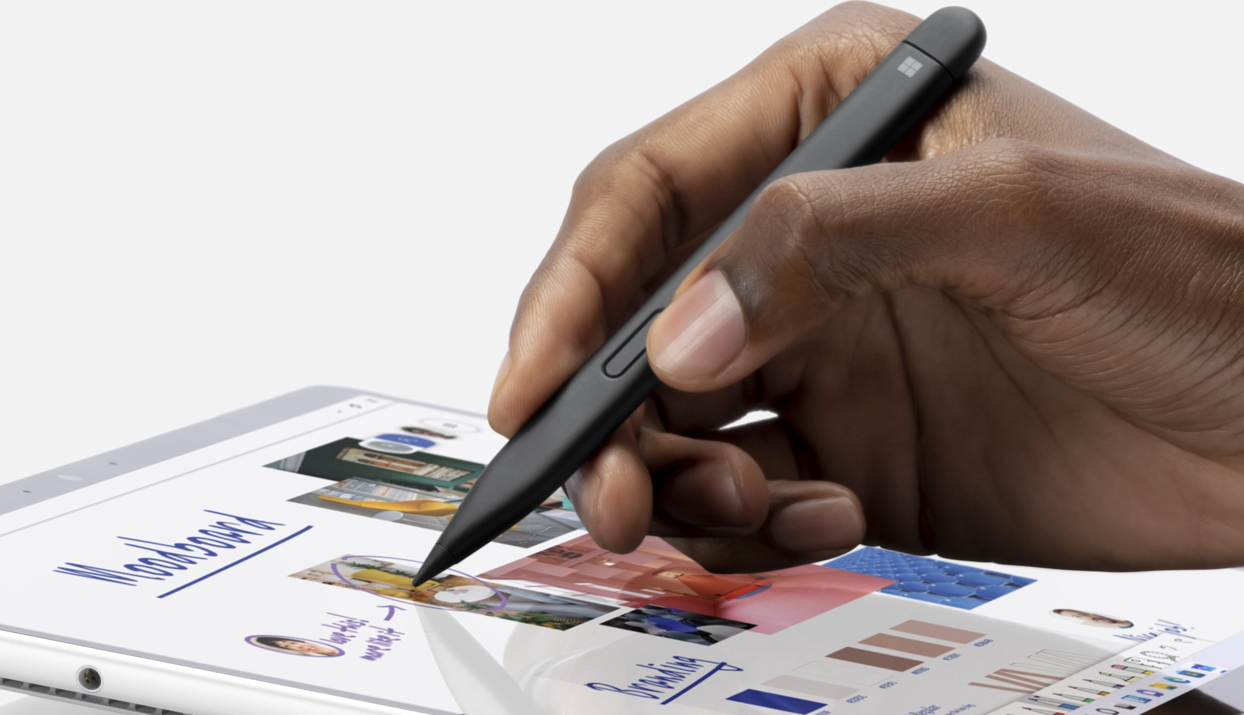 Дигитално пенкало Microsoft Slim Pen 2, за Surface, црно