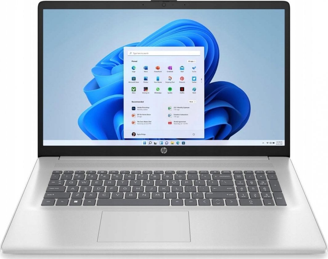 Laptop HP 17-cn3134nw, 17.3", Full HD, Intel Core i7-1355U, 16GB RAM, 512GB SSD, i hirtë