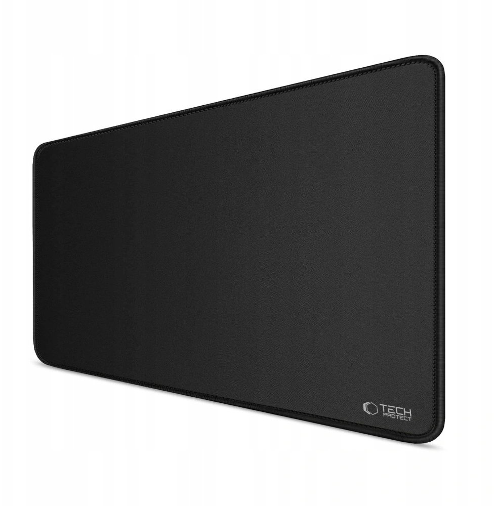 Mousepad Tech-Protect A100 FD29215, madhësi e madhe, bazë kundër rrëshqitjes, i zi